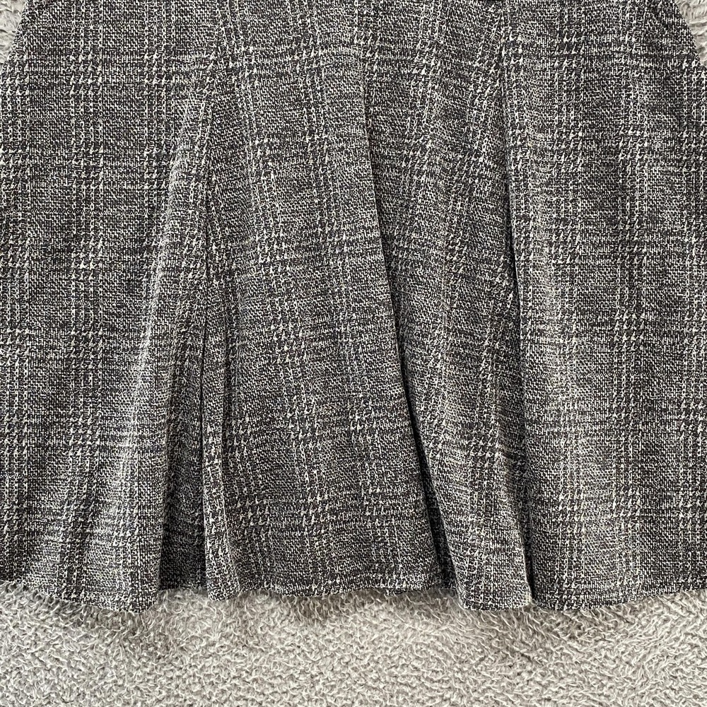 Studio Torrid Dress Womens 4X Gray Plaid Fit Flare SkaterWork Office Knee Length - Picture 4 of 16